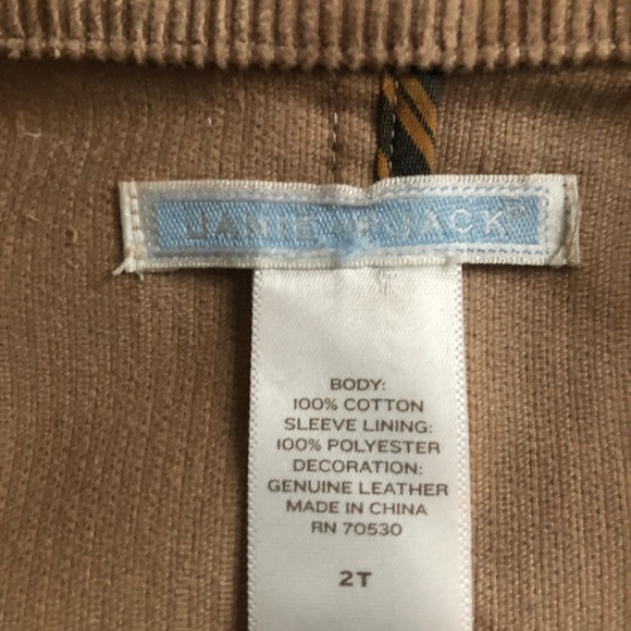 Janie and Jack corduroy Jacket - Picture 9 of 9